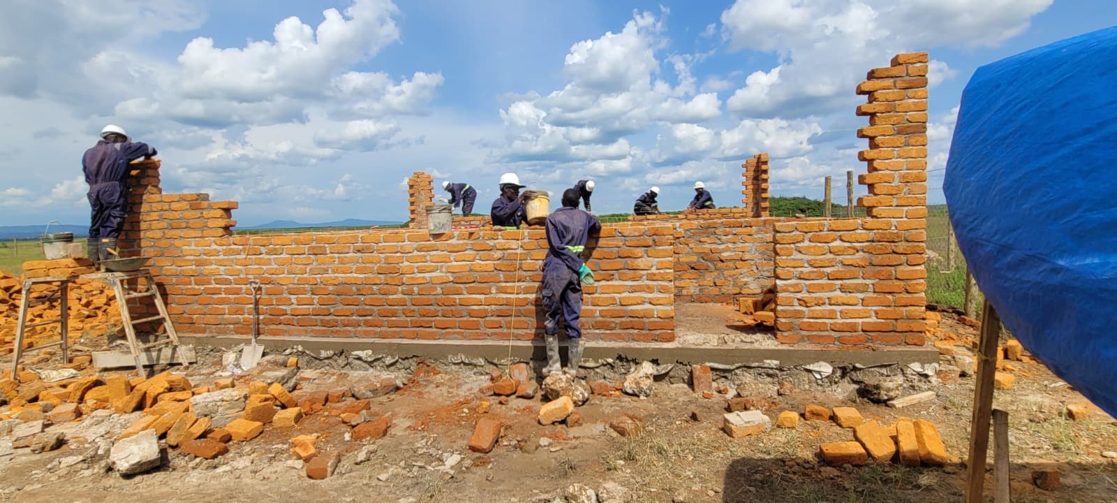 Construction of Ablutions, FES Agric Services Tanzania Limited